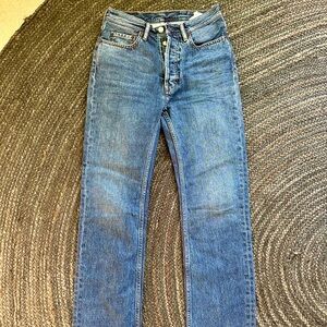 Acne Straight Fit Blue Jeans